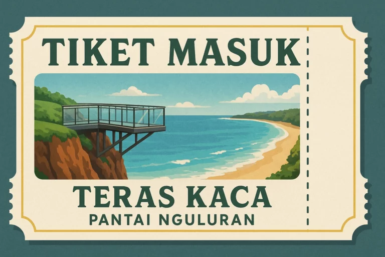 Tiket Masuk Teras Kaca Pantai Nguluran