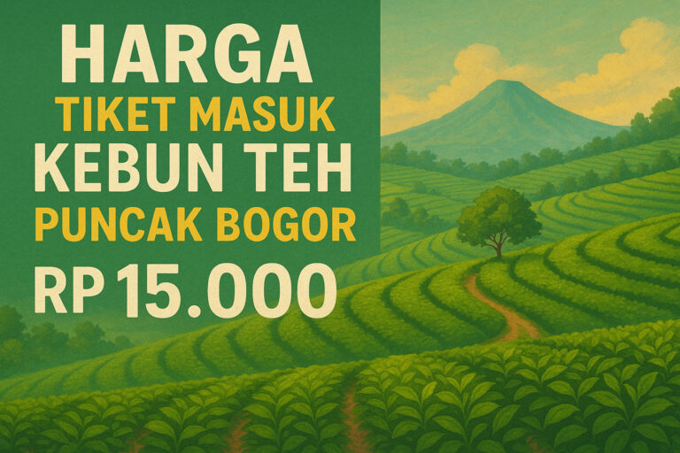 Harga Tiket Masuk Kebun Teh Puncak Bogor