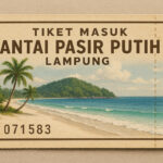 Tiket Masuk Pantai Pasir Putih Lampung