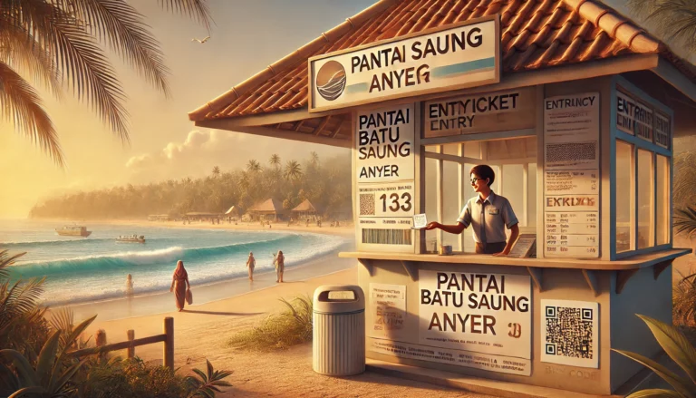 Tiket Masuk Pantai Batu Saung Anyer