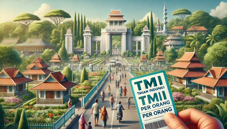 Tiket Masuk TMII Per Orang