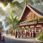 Tiket masuk pemandian air panas Pacet