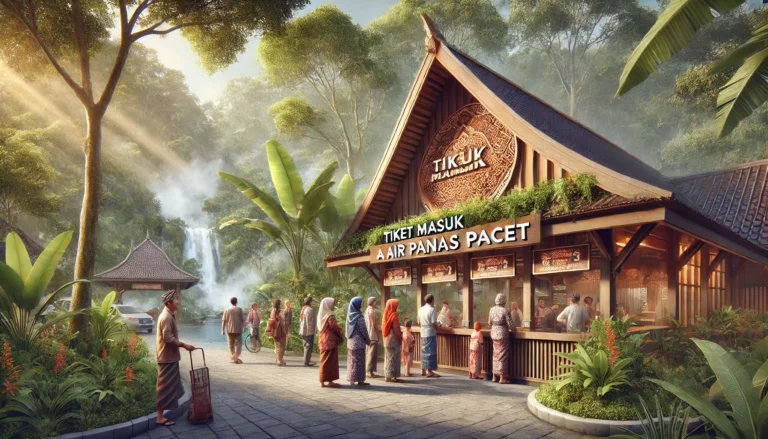 Tiket masuk pemandian air panas Pacet