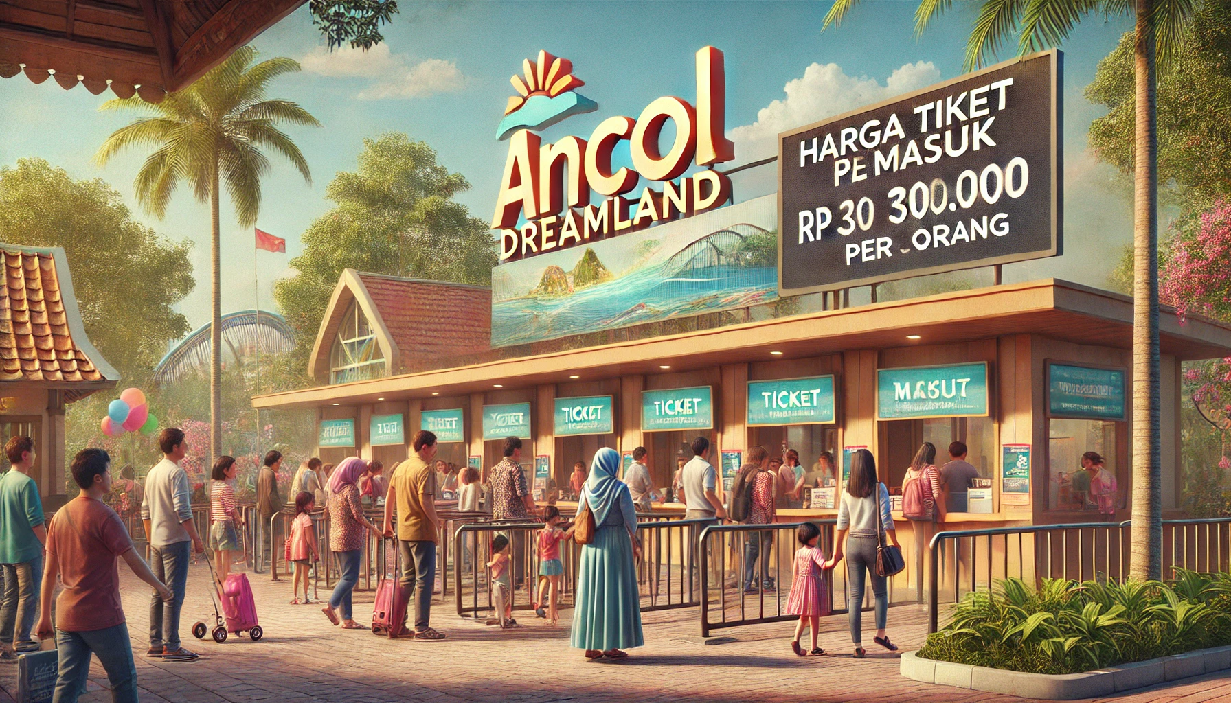 Berapa harga tiket masuk Ancol per orang