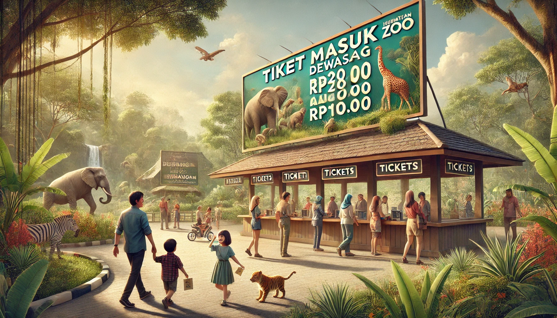 Harga Tiket Masuk Kebun Binatang Perbaungan