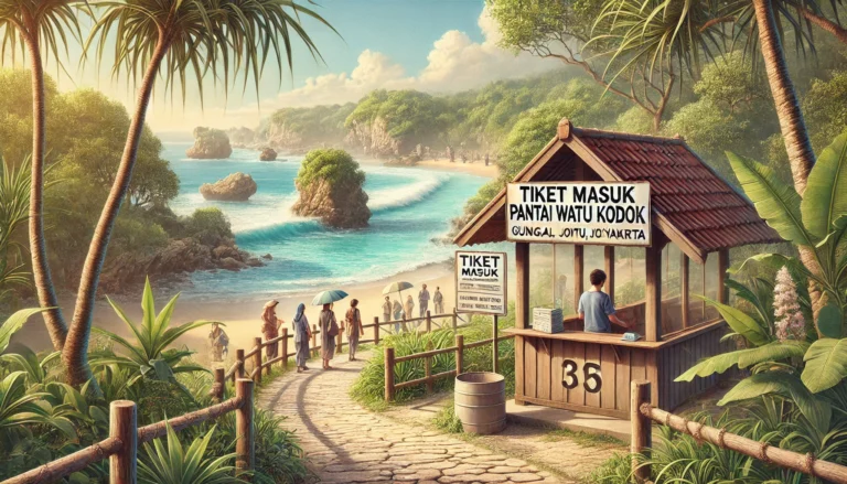 Tiket Masuk Pantai Watu Kodok