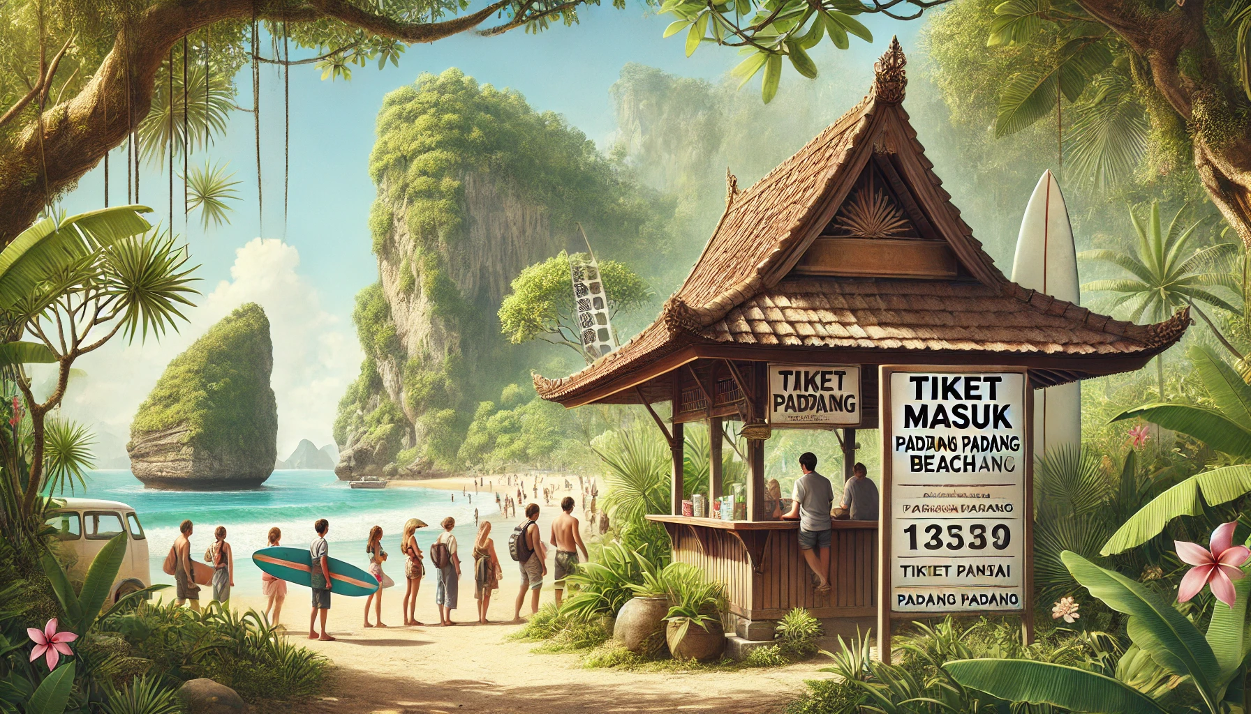 Tiket Masuk Pantai Padang Padang Bali