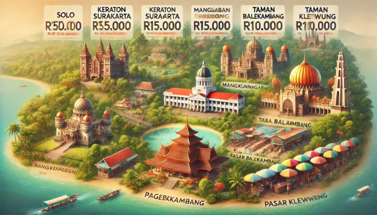 Tempat Wisata di Solo dan Harga Tiket Masuk