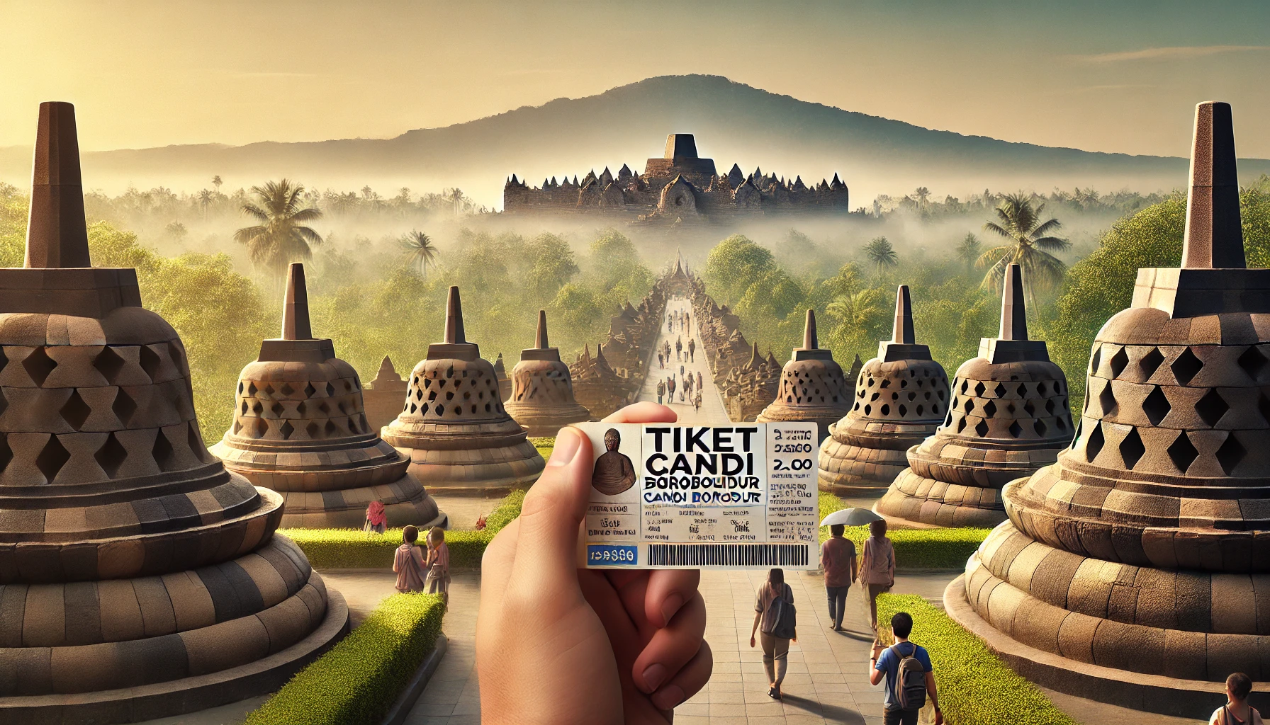 Tiket Masuk ke Candi Borobudur