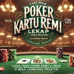 Cara Main Poker Kartu Remi
