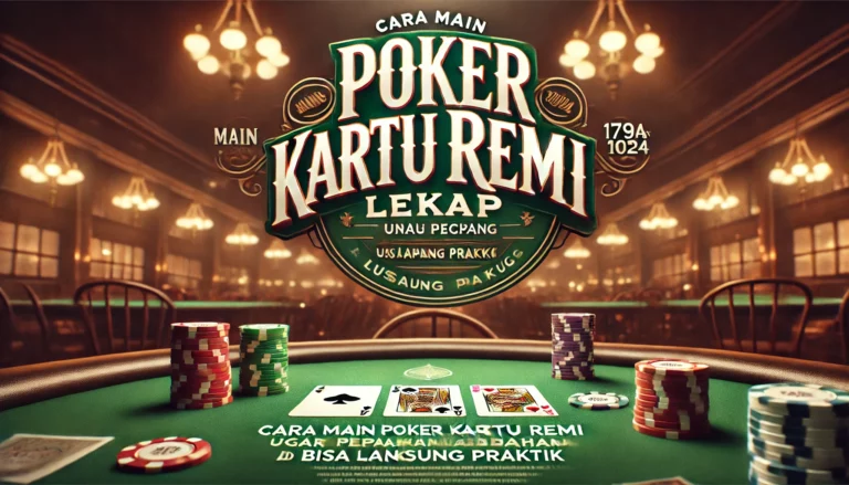 Cara Main Poker Kartu Remi