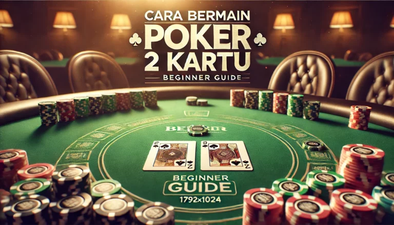 Cara Poker Dua Kartu