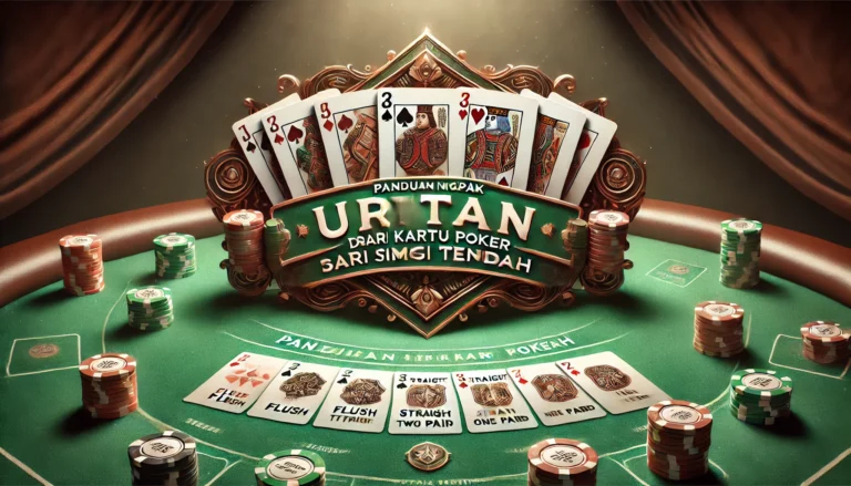 Urutan Kartu Poker Tertinggi