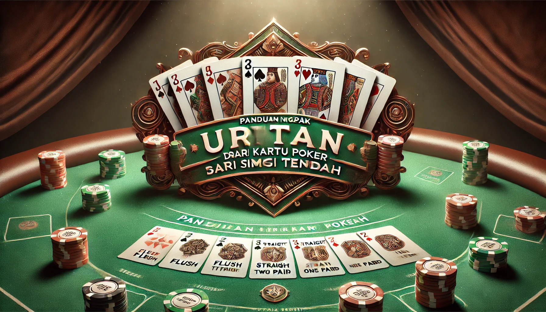 Urutan Kartu Poker Tertinggi