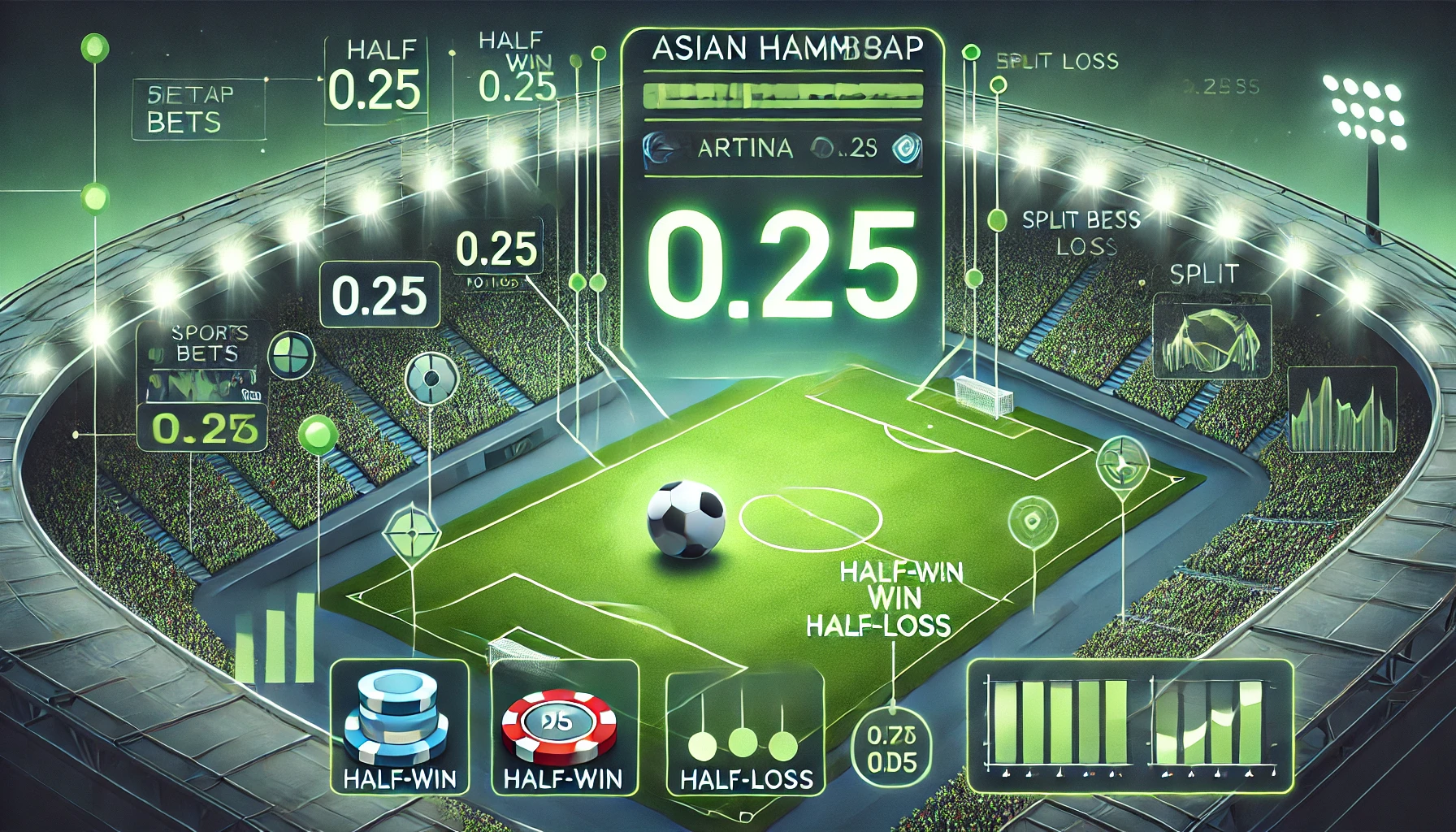 handicap 0.25 artinya