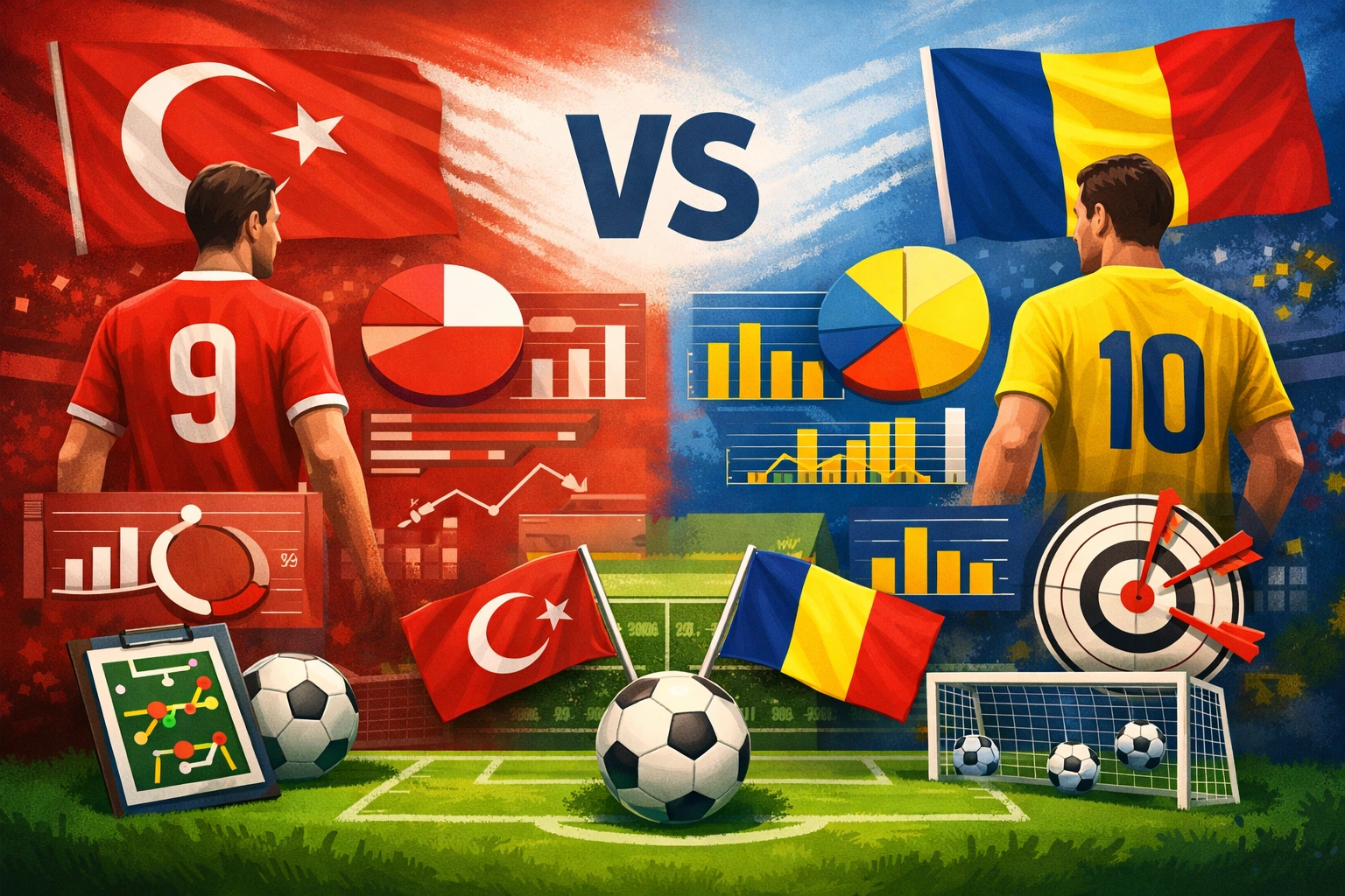 Statistik Turkey vs Romania