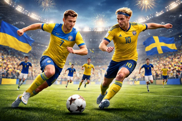 Statistik Ukraine vs Sweden
