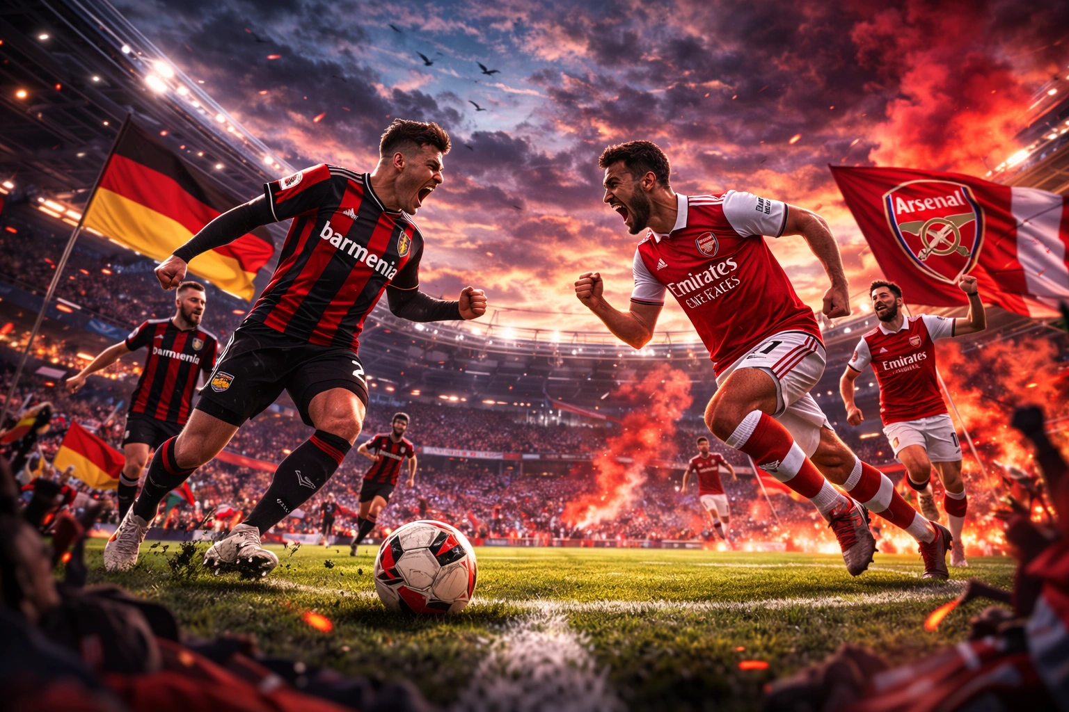 Susunan Bayer Leverkusen vs Arsenal