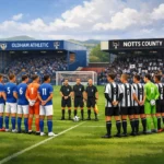 Susunan Pemain Oldham Athletic vs Notts County