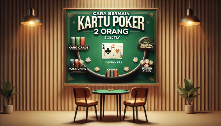 cara bermain kartu poker 2 orang