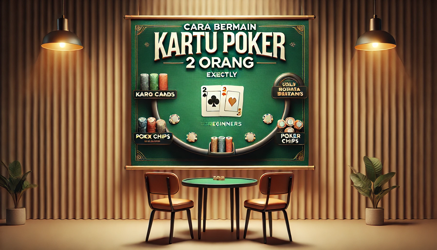 cara bermain kartu poker 2 orang