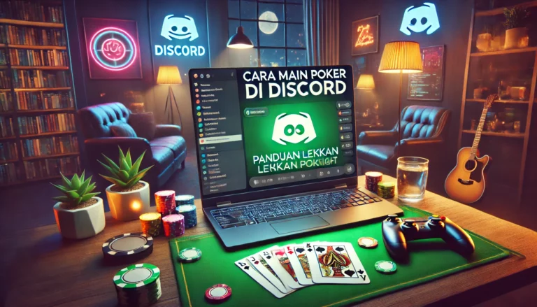 cara main poker di discord