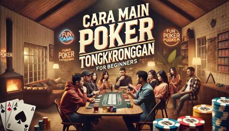 cara main poker tongkrongan