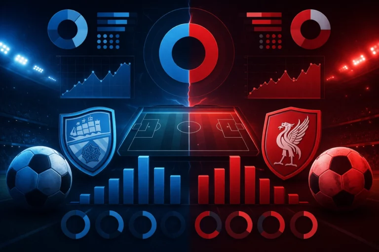Statistik Manchester City vs Liverpool