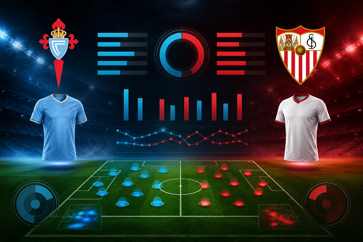 Statistik dan Susunan Pemain Celta Vigo vs Sevilla