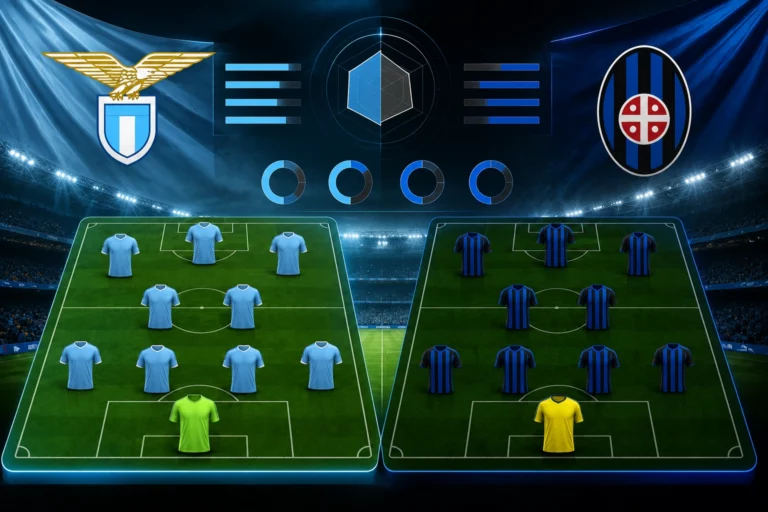 Statistik dan Susunan Pemain Lazio vs Pisa