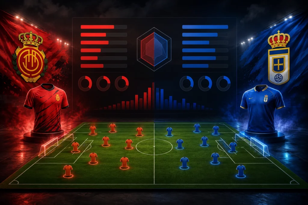 Statistik dan Susunan Pemain Mallorca vs Real Oviedo