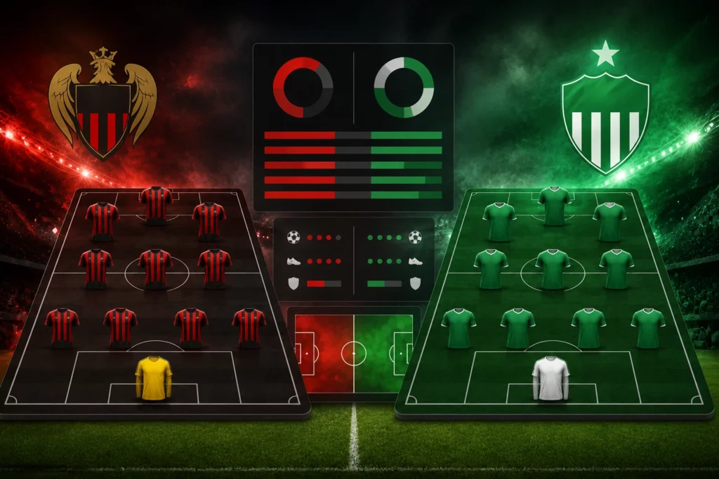 Statistik dan Susunan Pemain Nice vs Saint-Etienne