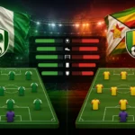 Statistik dan Susunan Pemain Nigeria vs Zimbabwe