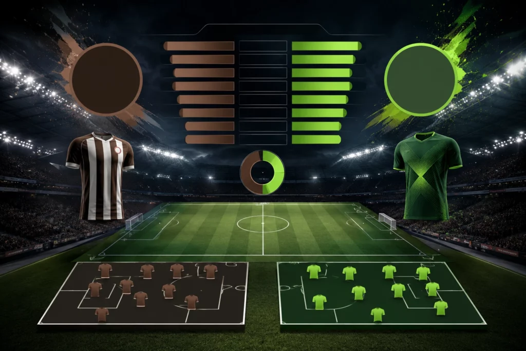 Statistik dan Susunan Pemain St Pauli vs Wolfsburg