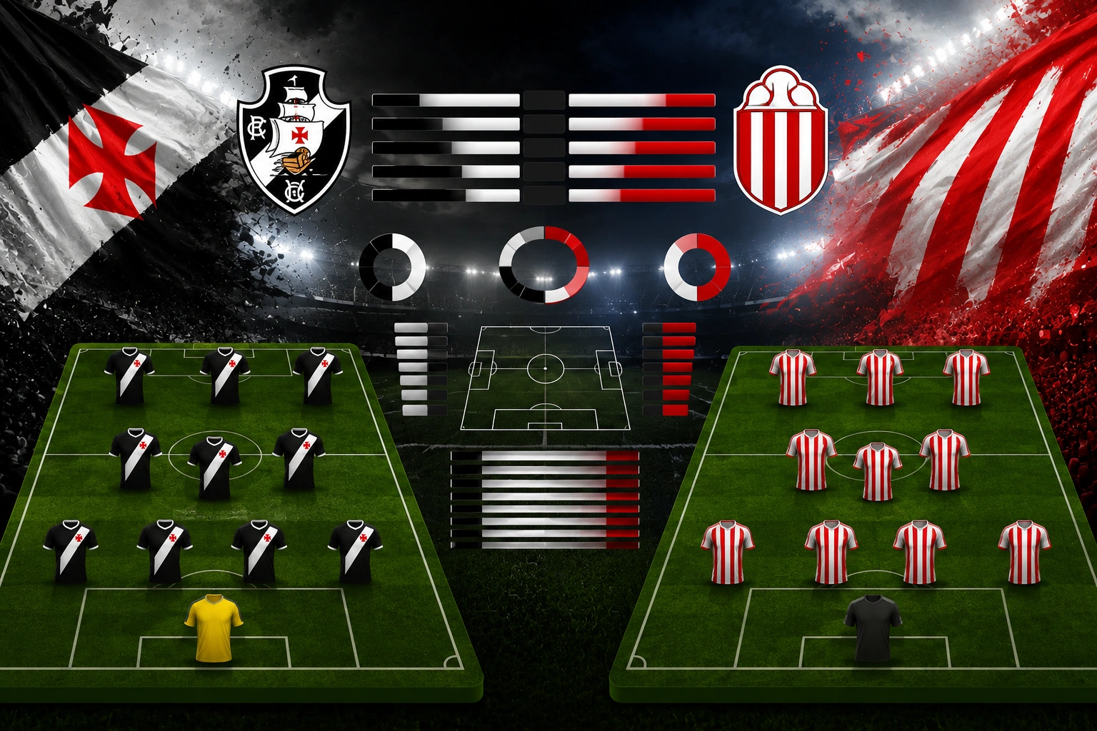 Statistik dan Susunan Pemain Vasco da Gama vs Barracas Central