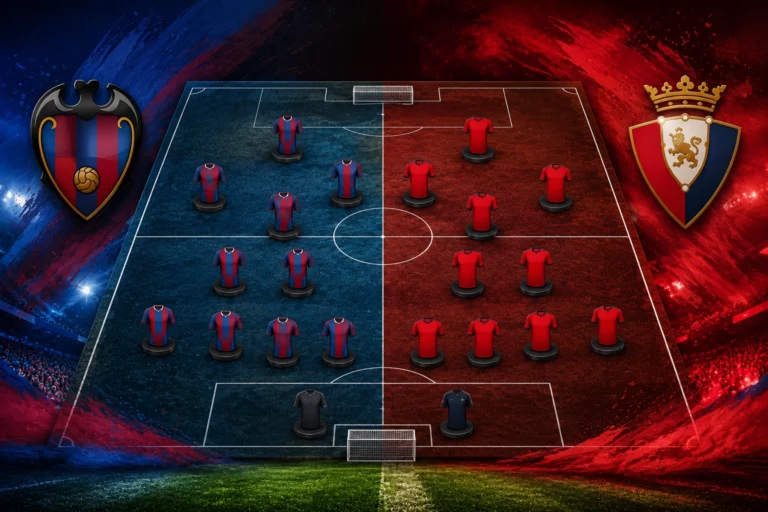Susunan Pemain Levante vs Osasuna