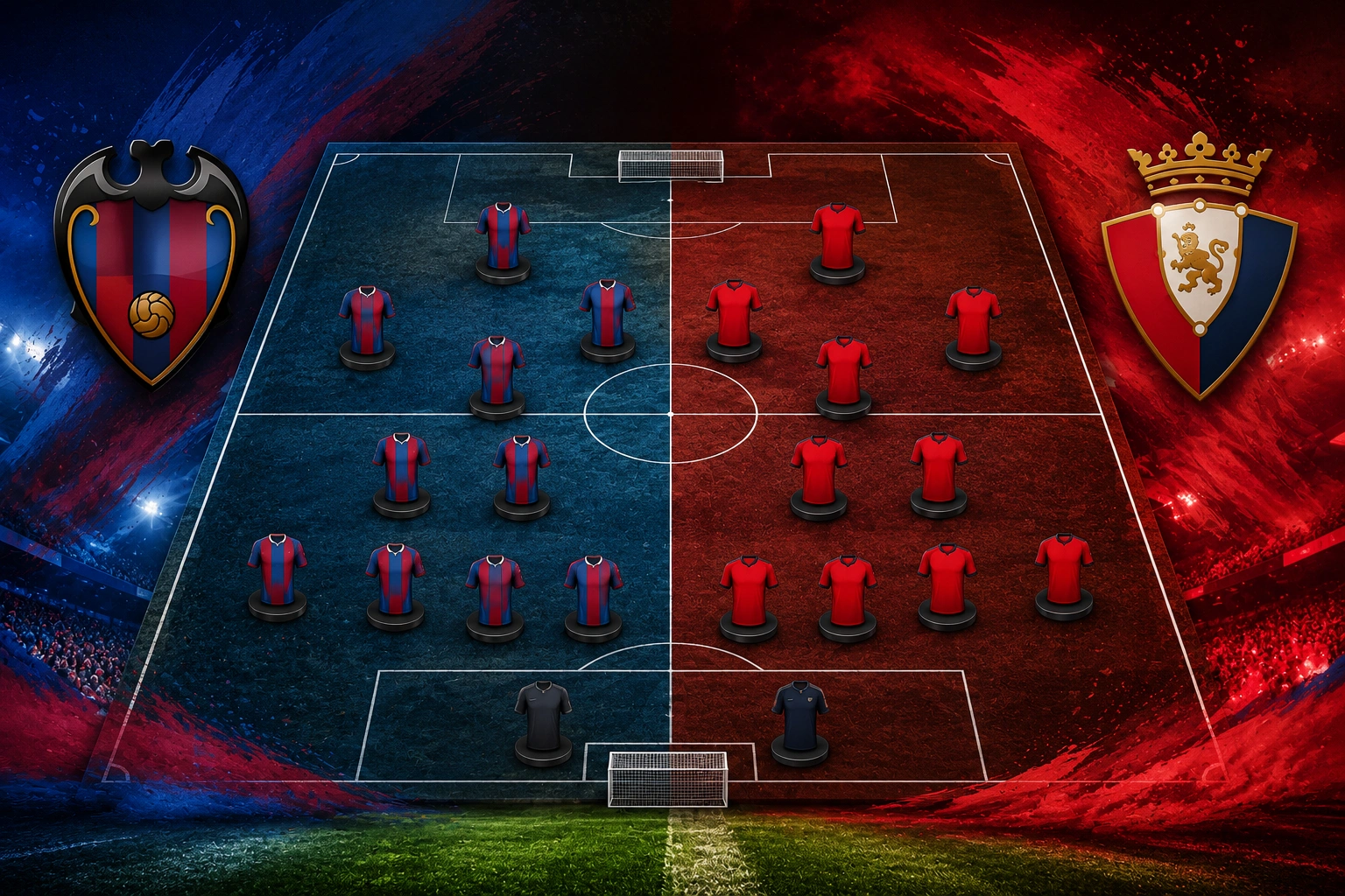 Susunan Pemain Levante vs Osasuna