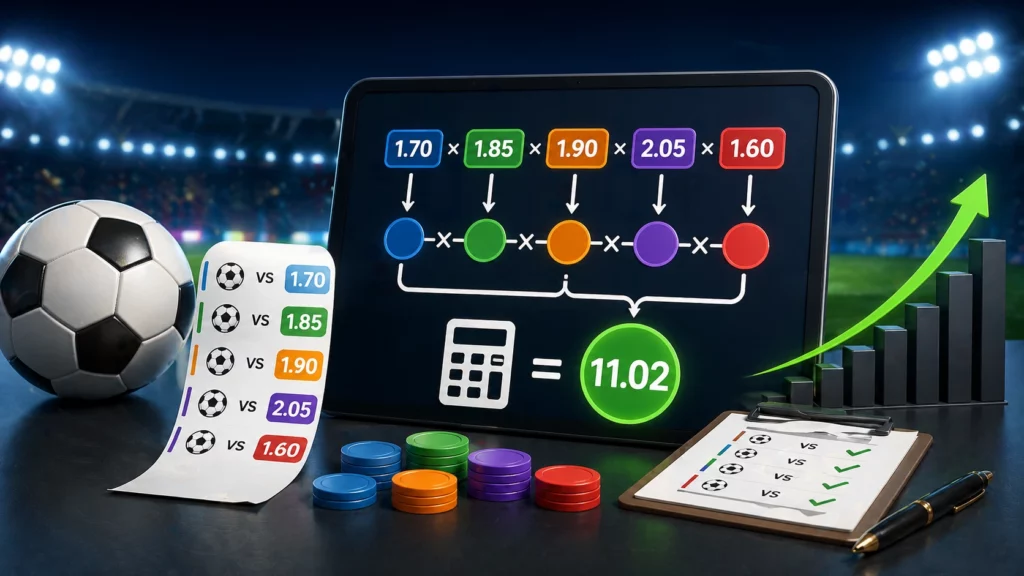cara hitung odds bola parlay