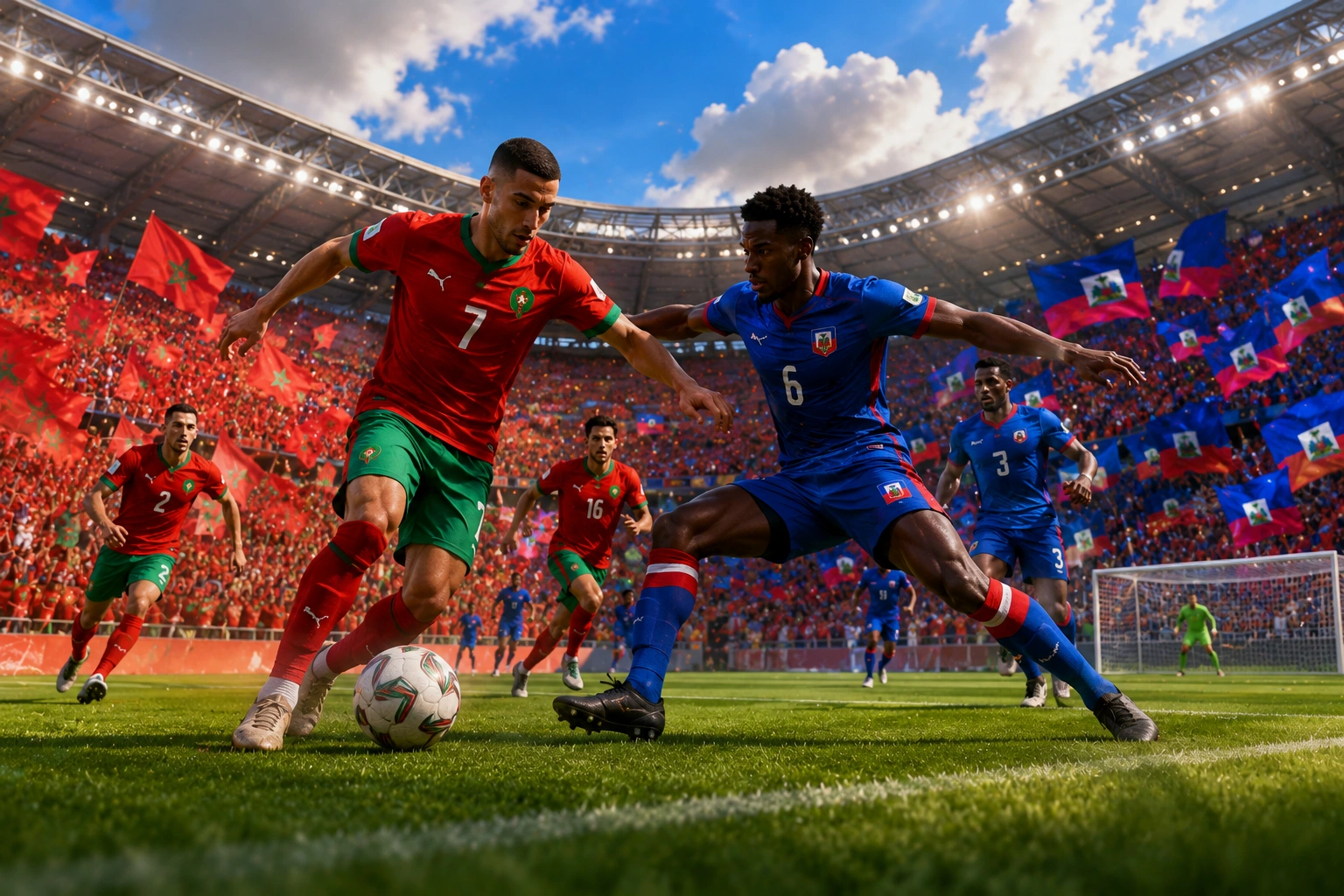 Susunan Pemain dan Prediksi Skor Morocco vs Haiti
