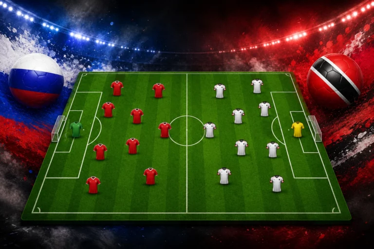 Prediksi Pertandingan Persahabatan Russia vs Trinidad and Tobago