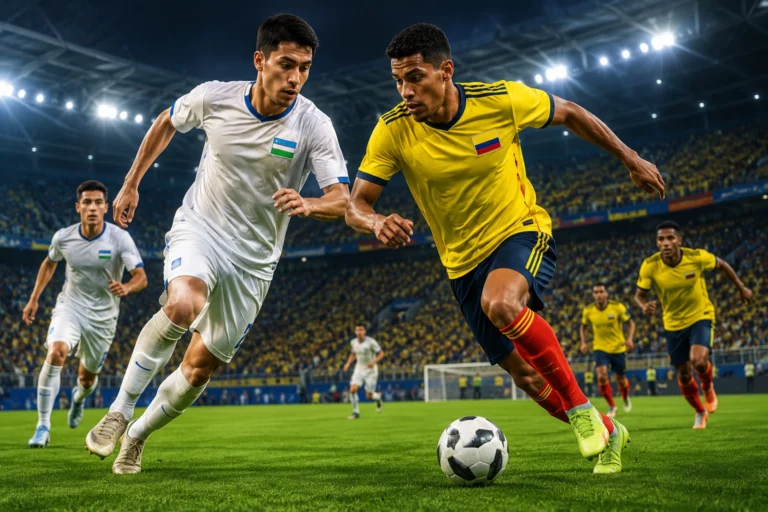 Prediksi Susunan Pemain Uzbekistan vs Colombia