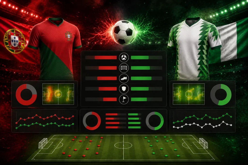 Statistik Tim Nasional Portugal vs Nigeria