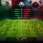 Statistik dan Susunan Pemain Mexico vs South Korea