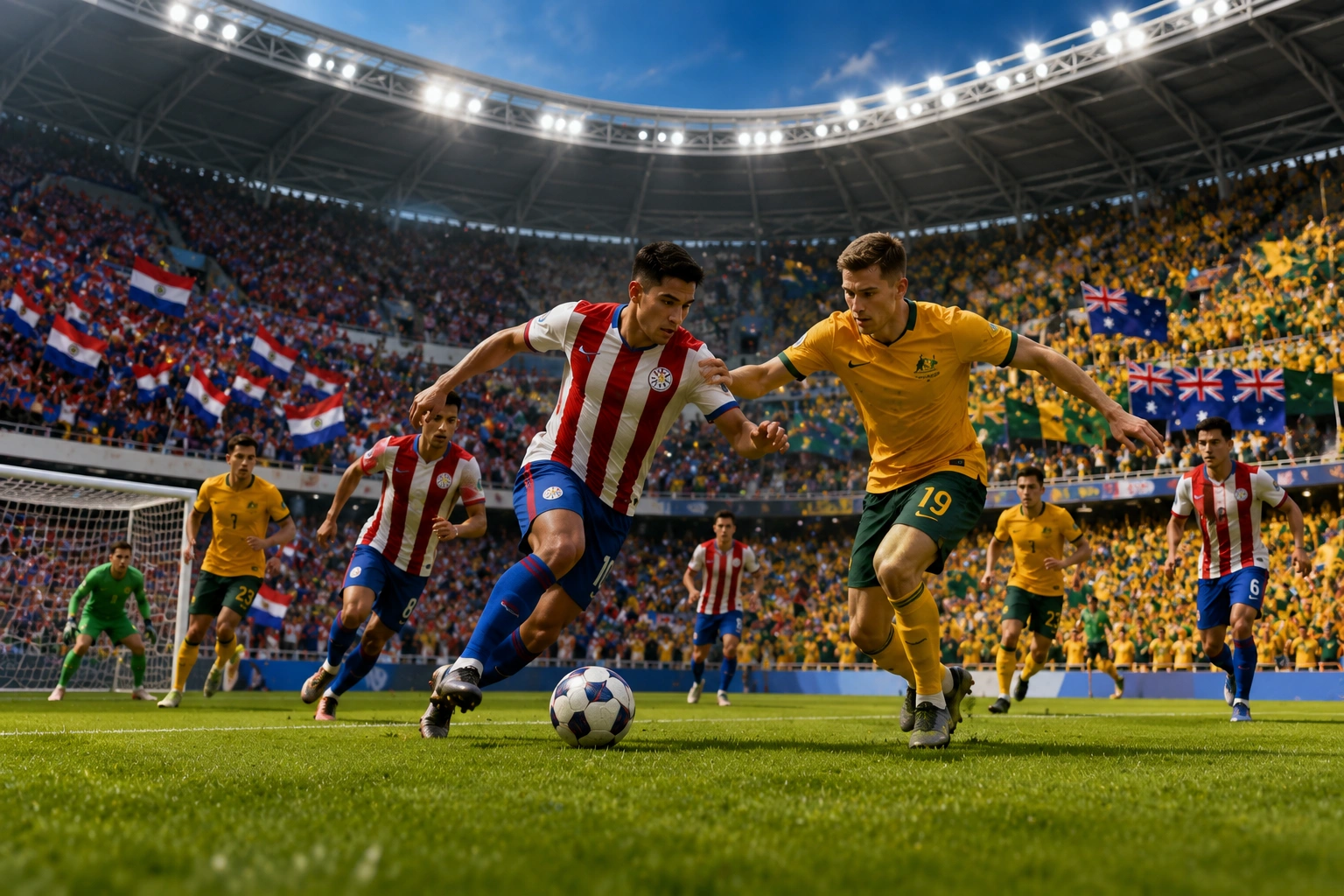 Susunan Pemain Paraguay vs Australia