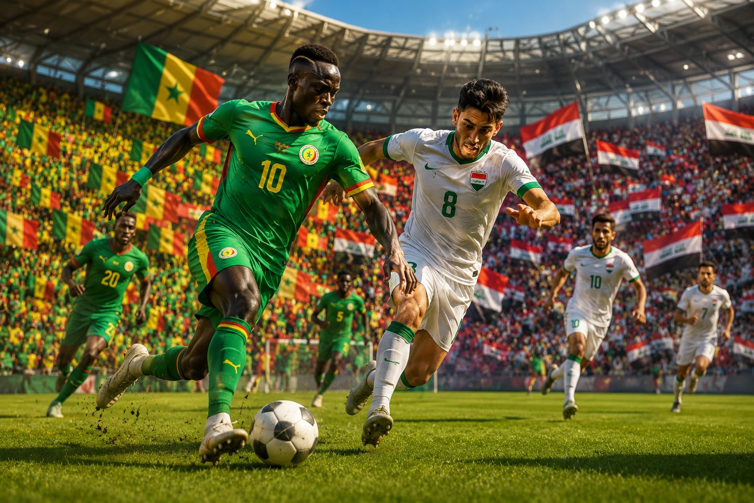Susunan Pemain Senegal vs Iraq