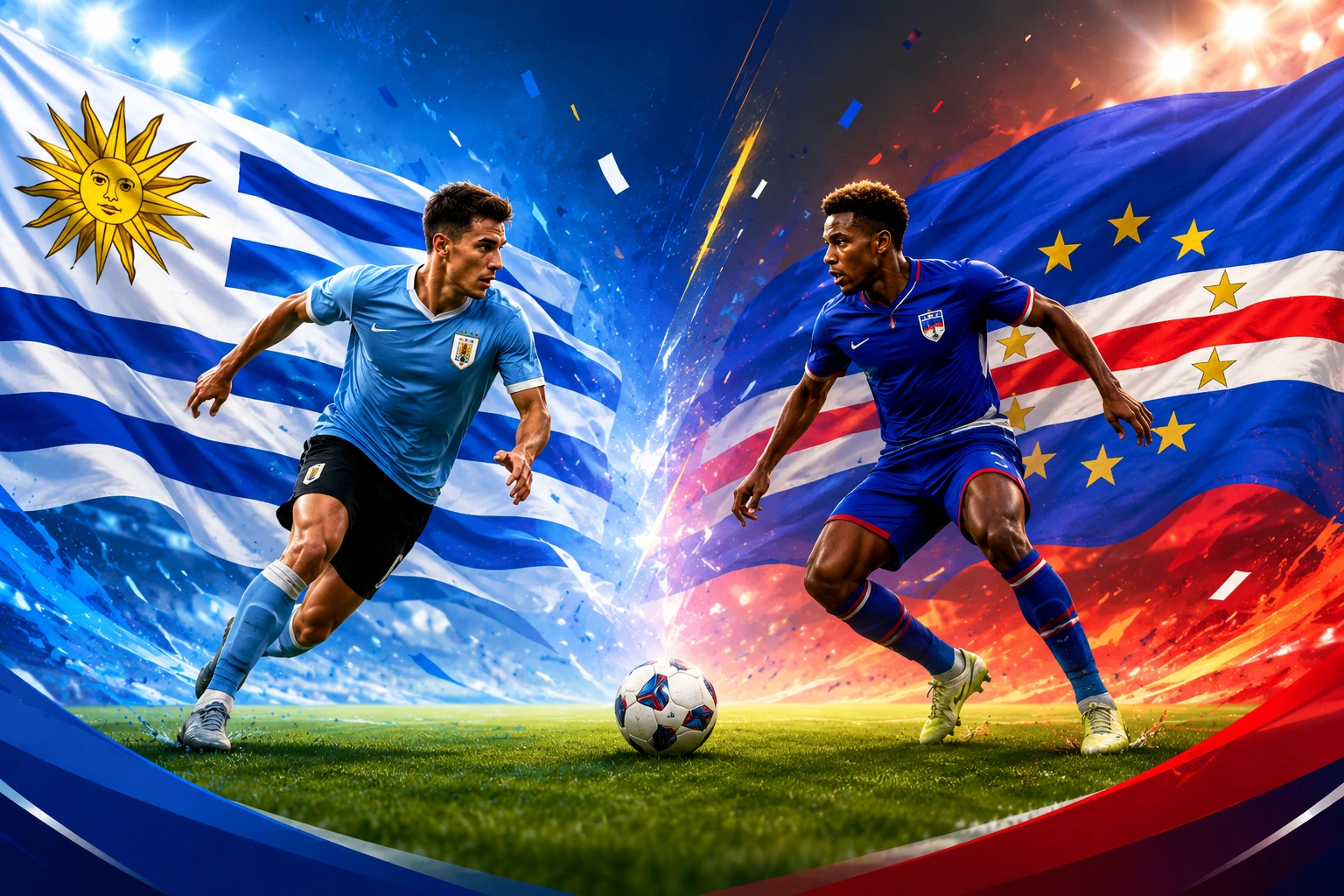 Susunan Pemain Uruguay vs Cape Verde