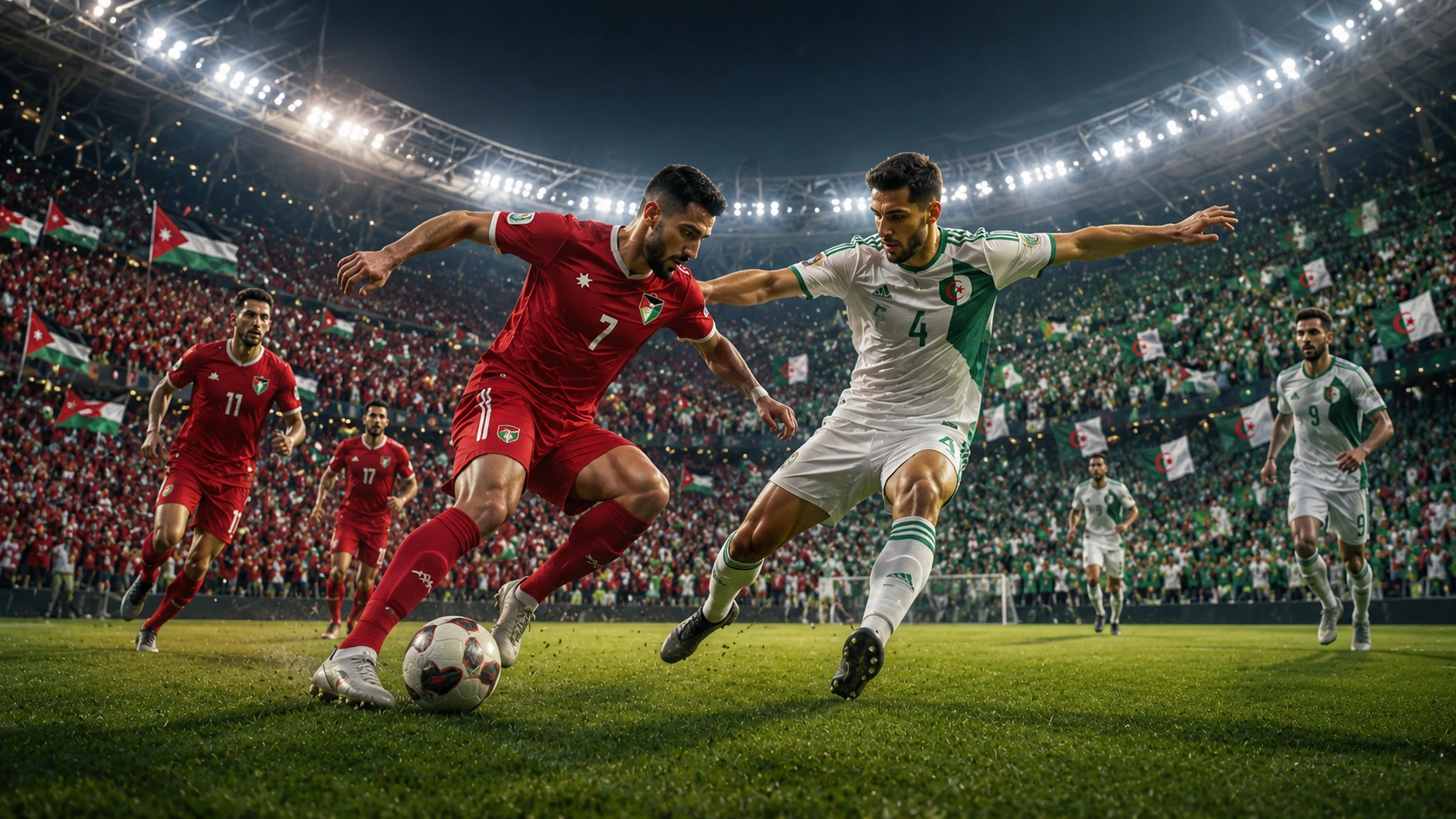 Susunan Pemain dan Prediksi Jordan vs Algeria