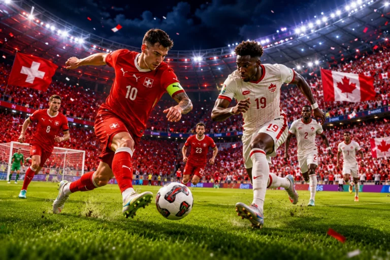 Susunan Pemain dan Prediksi Skor Switzerland vs Canada