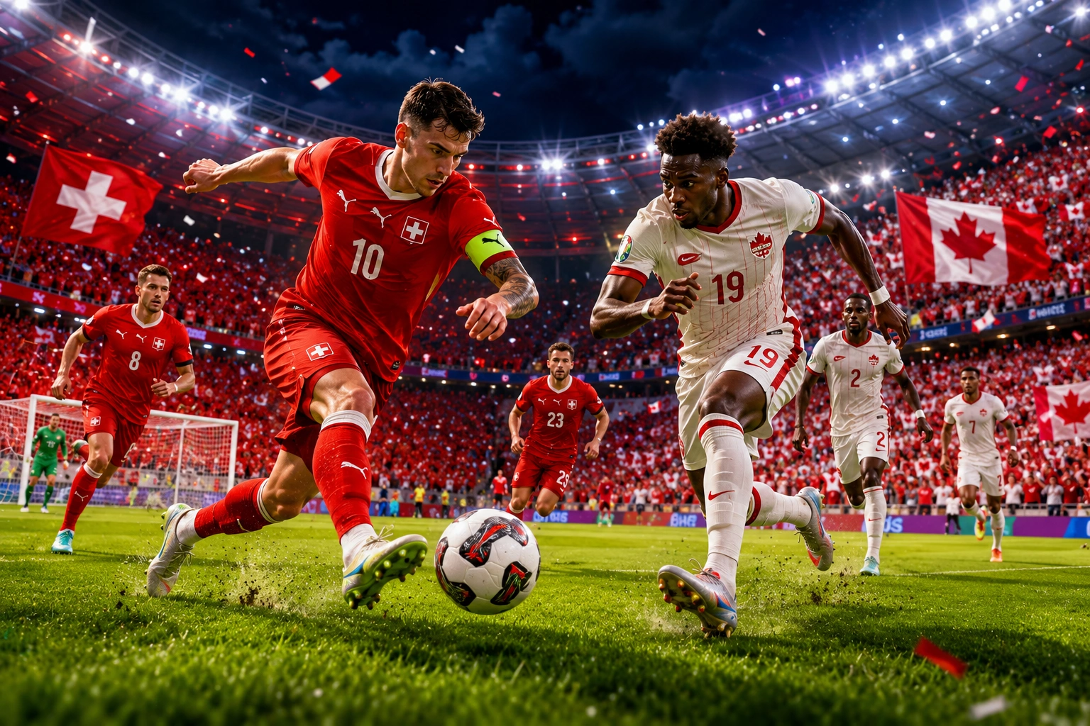 Susunan Pemain dan Prediksi Skor Switzerland vs Canada