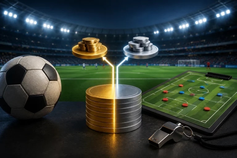arti pur 1/4 dalam taruhan bola arti pur 1/4 dalam taruhan bola Slug arti-pur-1-4-dalam-taruhan-bola Meta Description Pahami arti pur 1/4 dalam taruhan bola lengkap dengan contoh perhitungan handicap Asia, pur 1 harus menang berapa, dan arti pur 1 1/2 dalam taruhan bola. Alt Text Image Ilustrasi perhitungan handicap Asia pur seperempat bola dalam pertandingan sepak bola Tag Taruhan Bola, Handicap Asia, Pur Dan Voor Banyak pemain sepak bola yang mulai mengenal taruhan handicap sering kali merasa bingung ketika melihat angka pecahan seperti 1/4, 1/2, atau 3/4 pada pasaran pertandingan. Tidak sedikit yang memahami siapa tim favorit dan siapa tim underdog, tetapi masih kesulitan membaca cara kerja handicap Asia yang menggunakan sistem pembagian taruhan. Di antara berbagai jenis handicap yang tersedia, arti pur 1/4 dalam taruhan bola menjadi salah satu istilah yang paling sering dicari karena melibatkan perhitungan yang sedikit berbeda dibandingkan handicap biasa. Ketika mempelajari handicap Asia, pemahaman mengenai angka seperempat bola menjadi dasar yang sangat penting. Sistem ini tidak hanya memengaruhi kemenangan dan kekalahan taruhan, tetapi juga memungkinkan hasil setengah menang maupun setengah kalah. Selain memahami arti pur 1/4 dalam taruhan bola, banyak pemain juga mencari informasi mengenai pur 1 harus menang berapa, pur 1 setengah harus menang berapa, hingga arti pur 1 1/2 dalam taruhan bola. Seluruh istilah tersebut saling berkaitan dan menjadi fondasi utama dalam membaca pasar handicap secara benar. Mengenal Handicap Asia Dalam Taruhan Bola Sebelum membahas lebih jauh mengenai pur seperempat bola, penting untuk memahami terlebih dahulu bagaimana sistem handicap Asia bekerja dalam pertandingan sepak bola. Pasaran ini dibuat untuk menyeimbangkan peluang antara tim yang lebih kuat dan tim yang dianggap lebih lemah sehingga kedua sisi memiliki daya tarik yang sama bagi pemain. Dalam praktiknya, tim favorit akan memberikan sejumlah handicap kepada lawannya sebelum pertandingan dimulai. Angka handicap tersebut kemudian digunakan sebagai dasar perhitungan setelah laga berakhir. Berbeda dengan taruhan 1X2 yang hanya mengenal menang, seri, atau kalah, handicap Asia menawarkan hasil yang lebih beragam sehingga banyak digunakan oleh pemain berpengalaman. Apa Itu Pur Dalam Handicap Asia Pur merupakan istilah yang digunakan untuk menunjukkan jumlah handicap yang diberikan oleh tim unggulan kepada tim lawan. Dengan adanya handicap tersebut, tim favorit harus meraih hasil tertentu agar taruhan dapat dinyatakan menang. Sebagai ilustrasi sederhana: Tim A merupakan tim unggulan. Tim B berstatus nonunggulan. Tim A memberikan handicap kepada Tim B. Besarnya handicap akan menentukan bagaimana hasil taruhan dihitung setelah pertandingan selesai. Arti Pur 1/4 Dalam Taruhan Bola Dan Cara Kerjanya Memahami arti pur 1/4 dalam taruhan bola sebenarnya tidak sesulit yang dibayangkan apabila mengetahui konsep dasar handicap seperempat bola. Angka 1/4 atau 0,25 merupakan gabungan dari dua jenis handicap yang berbeda sehingga taruhan dibagi menjadi dua bagian. Sistem ini dibuat agar terdapat kemungkinan hasil setengah menang atau setengah kalah yang tidak ditemukan pada handicap penuh. Cara Menghitung Pur 1/4 Pur 1/4 atau -0,25 merupakan kombinasi: Pur 0. Pur 0,5. Taruhan akan dibagi menjadi dua bagian dengan nominal yang sama. Sebagai contoh, jika Tim A mengambil handicap -0,25: Kemenangan Tim A menghasilkan kemenangan penuh. Hasil seri menyebabkan setengah taruhan kalah dan setengah taruhan dikembalikan. Kekalahan Tim A membuat taruhan kalah penuh. Karena adanya pembagian taruhan tersebut, handicap seperempat bola sering digunakan ketika kedua tim memiliki kekuatan yang relatif seimbang. Mengapa Handicap 1/4 Banyak Digunakan Pasaran seperempat bola menjadi salah satu handicap yang cukup populer karena dianggap memberikan keseimbangan antara risiko dan potensi keuntungan. Bandar sering menggunakan angka ini pada pertandingan yang diperkirakan berlangsung ketat dan sulit diprediksi. Selain itu, handicap seperempat bola juga memberikan fleksibilitas yang lebih besar dibandingkan handicap penuh karena memungkinkan hasil setengah menang maupun setengah kalah. Faktor inilah yang membuat banyak pemain memilih pasar handicap Asia dibandingkan taruhan konvensional. Keuntungan Memahami Handicap 1/4 Memahami handicap seperempat bola memberikan beberapa keuntungan penting, antara lain: Membantu membaca risiko taruhan secara lebih akurat. Memahami kemungkinan refund sebagian taruhan. Menghindari kesalahan perhitungan hasil pertandingan. Mempermudah analisis pasaran sebelum bertaruh. Memberikan pemahaman lebih baik terhadap odds yang ditawarkan. Pur 1 Harus Menang Berapa Dalam Handicap Asia Selain handicap seperempat bola, banyak pemain juga ingin mengetahui pur 1 harus menang berapa karena angka ini termasuk salah satu pasaran yang paling sering muncul. Pada handicap satu bola, tim favorit wajib menang dengan selisih lebih dari satu gol untuk mendapatkan kemenangan penuh. Jika selisih kemenangan hanya satu gol, taruhan biasanya akan dikembalikan. Contoh Perhitungan Pur 1 Misalnya tersedia pasaran: Tim A -1 Tim B +1 Berikut simulasi hasilnya: Skor 2-0 untuk Tim A menghasilkan kemenangan penuh. Hasil akhir 3-1 juga membuat taruhan Tim A menang penuh. Kemenangan tipis 1-0 menyebabkan taruhan refund. Ketika pertandingan berakhir imbang, taruhan Tim A kalah. Kekalahan Tim A otomatis membuat taruhan kalah penuh. Melalui contoh tersebut dapat dipahami bahwa tim favorit harus unggul minimal dua gol agar handicap satu bola menghasilkan kemenangan penuh. Pur 1 Setengah Harus Menang Berapa Handicap satu setengah bola memiliki aturan yang berbeda dibandingkan handicap satu bola karena tidak menyediakan kemungkinan refund. Oleh sebab itu, pemain perlu memahami pur 1 setengah harus menang berapa sebelum membaca pasaran pertandingan. Cara Kerja Handicap 1½ Pada pasaran ini, tim favorit harus menang minimal dua gol agar taruhan dinyatakan menang. Sebagai ilustrasi: Skor 2-0 menghasilkan kemenangan penuh. Kemenangan 3-1 juga termasuk menang penuh. Selisih satu gol seperti 1-0 masih dianggap kalah. Hasil seri membuat taruhan kalah. Kekalahan tim favorit menyebabkan taruhan kalah penuh. Karena tidak ada opsi refund, handicap 1½ biasanya memiliki risiko lebih tinggi dibandingkan handicap satu bola. Arti Pur 1 1/2 Dalam Taruhan Bola Yang Perlu Dipahami Banyak pemain pemula sering mencari arti pur 1 1/2 dalam taruhan bola karena angka ini sangat sering muncul pada pertandingan yang melibatkan tim unggulan kuat. Secara sederhana, pur 1½ berarti tim favorit memberikan handicap satu setengah gol kepada lawannya sebelum pertandingan dimulai. Kapan Pur 1½ Digunakan Bandar biasanya menggunakan handicap ini pada pertandingan yang memiliki perbedaan kualitas cukup besar. Contoh situasi yang sering menggunakan pur 1½ antara lain: Klub papan atas menghadapi tim papan bawah. Tim nasional unggulan bertemu negara dengan peringkat lebih rendah. Pertandingan piala dengan perbedaan kualitas mencolok. Laga kandang tim favorit yang sangat dominan. Melalui handicap tersebut, pasar taruhan menjadi lebih seimbang karena tim favorit harus menang dengan margin yang cukup besar. Kesalahan Yang Sering Dilakukan Pemula Saat Membaca Handicap Memahami handicap Asia membutuhkan latihan karena setiap angka memiliki aturan yang berbeda. Banyak pemain baru melakukan kesalahan karena hanya fokus pada hasil pertandingan tanpa memperhatikan angka handicap yang digunakan. Padahal, kemenangan sebuah tim belum tentu membuat taruhan handicap ikut menang. Kesalahan Yang Perlu Dihindari Beberapa kesalahan yang paling sering terjadi antara lain: Tidak memahami perbedaan handicap penuh dan handicap pecahan. Mengabaikan kemungkinan setengah menang atau setengah kalah. Salah menghitung selisih gol pada handicap besar. Menganggap semua kemenangan otomatis menghasilkan keuntungan. Tidak mempelajari aturan refund pada handicap tertentu. Semakin memahami cara kerja handicap, semakin kecil kemungkinan melakukan kesalahan dalam membaca pasaran. Cara Belajar Handicap Asia Dengan Cepat Bagi pemula, cara terbaik memahami handicap adalah dengan mempelajari contoh nyata dari berbagai hasil pertandingan. Pendekatan ini biasanya lebih efektif dibandingkan hanya menghafal teori. Melihat simulasi skor akan membantu memahami bagaimana handicap memengaruhi hasil taruhan dan bagaimana bandar menghitung kemenangan maupun kekalahan. Langkah Praktis Memahami Handicap Beberapa langkah yang dapat dilakukan yaitu: Pelajari handicap 0 terlebih dahulu. Lanjutkan ke handicap 0,25 dan 0,5. Pahami perbedaan antara 1 dan 1,5. Gunakan simulasi pertandingan sebagai latihan. Catat hasil perhitungan untuk mempercepat pemahaman. Metode tersebut dapat membantu pemain memahami handicap secara bertahap tanpa merasa kewalahan. Kesimpulan Arti pur 1/4 dalam taruhan bola adalah handicap seperempat bola yang merupakan gabungan antara handicap 0 dan 0,5. Sistem ini memungkinkan munculnya hasil setengah kalah atau setengah menang sehingga berbeda dengan handicap penuh. Pemahaman terhadap handicap seperempat bola sangat penting karena menjadi dasar untuk memahami berbagai jenis handicap Asia lainnya. Selain itu, pemain juga perlu mengetahui pur 1 harus menang berapa, pur 1 setengah harus menang berapa, serta arti pur 1 1/2 dalam taruhan bola agar dapat membaca pasaran dengan lebih akurat. Semakin baik pemahaman terhadap handicap, semakin mudah pula melakukan analisis pertandingan dan menghindari kesalahan perhitungan. FAQ Apa arti pur 1/4 dalam taruhan bola? Pur 1/4 atau -0,25 adalah handicap yang menggabungkan handicap 0 dan 0,5 sehingga memungkinkan hasil setengah kalah. Pur 1 harus menang berapa? Tim favorit harus menang minimal dua gol untuk mendapatkan kemenangan penuh pada handicap satu bola. Pur 1 setengah harus menang berapa? Pada handicap 1½, tim favorit wajib menang minimal dua gol karena tidak ada opsi refund. Arti pur 1 1/2 dalam taruhan bola apa? Pur 1½ berarti tim unggulan memberikan handicap satu setengah gol kepada lawannya sebelum pertandingan dimulai. Mengapa handicap Asia populer? Karena menawarkan lebih banyak variasi hasil seperti setengah menang, setengah kalah, dan refund dibanding taruhan biasa. Apakah handicap 1/4 cocok untuk pemula? Ya, asalkan memahami cara kerja pembagian taruhan dan kemungkinan hasil yang dapat terjadi.